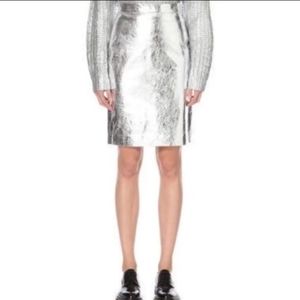 NWT DKNY Metallic Pencil Skirt